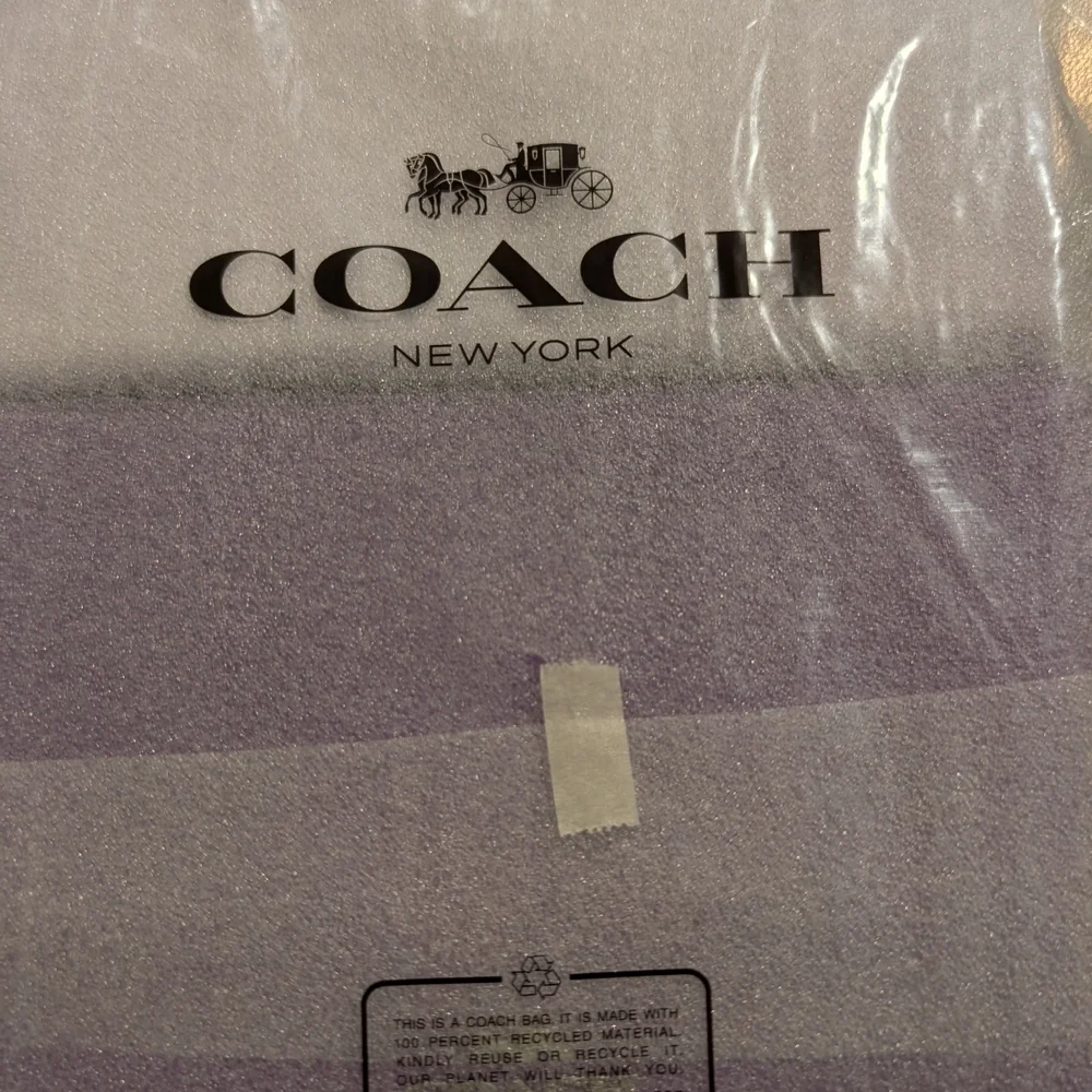 Authentic Purple Coach Crossbody Bag